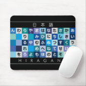 Japanse Hiragana-tabel Muismat (Met muis)