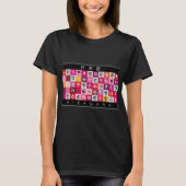 Japanse Hiragana-tabel T-shirt (Voorkant)