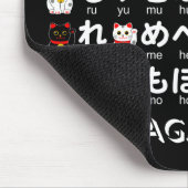 Japanse Hiragana-tafel (Lucky Cat) Muismat (Hoek)