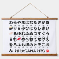Japanse Hiragana tafel (Sushi)