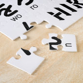 Japanse Hiragana-tafel (Sushi) Legpuzzel (Zijkant)