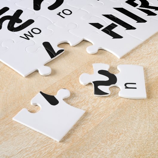 Japanse Hiragana-tafel (Sushi) Legpuzzel (Zijkant)