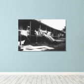 Japanse homo's in Hawaï Foto Canvas Afdruk (Insitu (Houten vloer))