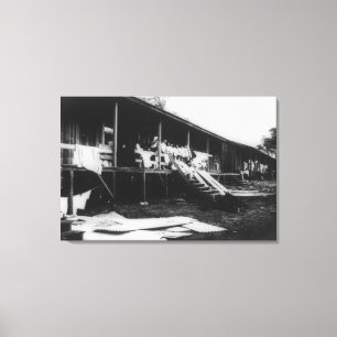 Japanse homo's in Hawaï Foto Canvas Afdruk