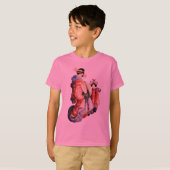 Japanse houtafdruk t-shirt (Voorkant volledig)