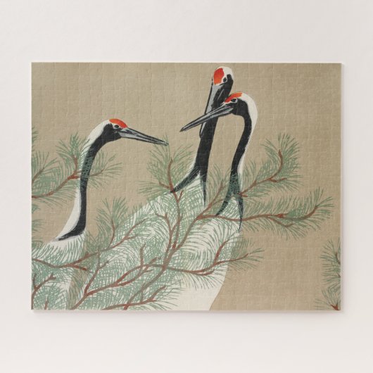 Japanse houtblokafdruk — Kamisaka Sekka Legpuzzel (Horizontaal)