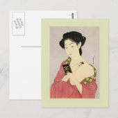 Japanse Houtsnede Briefkaart (Voorkant / Achterkant)