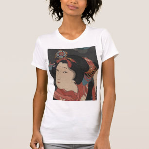 Japanse houtsnij Oshichi T-shirt