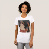 Japanse  houtsnij Oshichi T-shirt (Voorkant volledig)