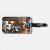 Japanse Humor - Dog Pulling Pants Down Bagagelabel (Achterkant horizontaal)