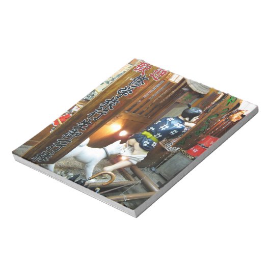 Japanse Humor - Dog Pulling Pants Down Notitieblok (Linkerzijde)