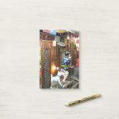 Japanse Humor - Dog Pulling Pants Down Post-it® Notes (Op bureau)