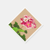  Japanse hydrangea. Roze en groen Servetten (Hoek)