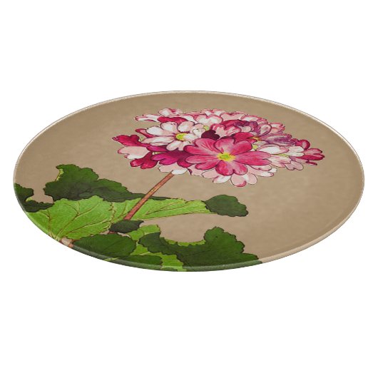 Japanse hydrangea. Roze en groen Snijplank (Hoek)