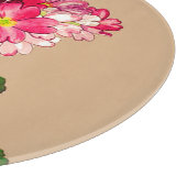 Japanse hydrangea. Roze en groen Snijplank (Hoek)