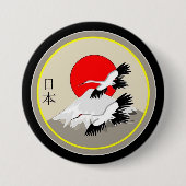 Japanse Iconografie Ronde Button 7,6 Cm (Voorkant)