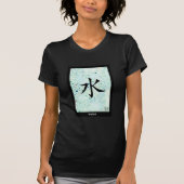 Japanse ideogrammen T-shirt - Water (Voorkant)