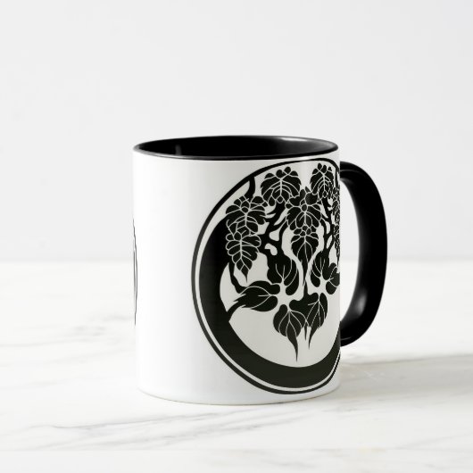 Japanse ijsheek - Maru in Tsuta - Mok van de rest (Voorkant rechts)