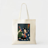 Japanse illustratie van een acteur in kostuum. tote bag (Voorkant)