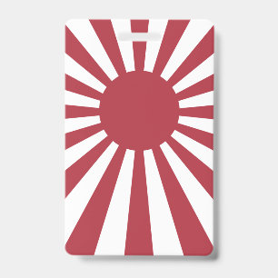 Japanse Imperiale Zonnevlag, Edo tot WO2 Badge