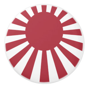Japanse Imperiale Zonsopkomstvlag, Edo tot WW2 Keramische Knop