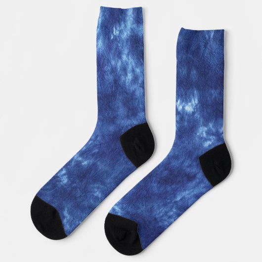 Japanse Indigo Blauw Sokken (Links)