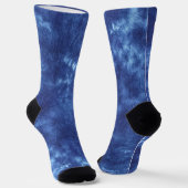 Japanse Indigo Blauw Sokken (Gebogen)