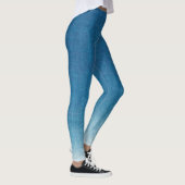 Japanse indigokleurstof blauwe gradatie leggings (Rechts)
