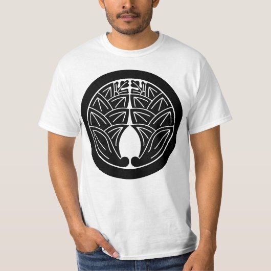 Japanse ingangen omarmen in een cirkel t-shirt (Voorkant)