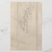 Japanse inkt op papier Gibbons Primates & Landscap (Voorkant)