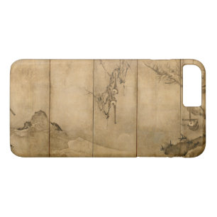 Japanse inkt op papier Gibbons Primates & Landscap Case-Mate iPhone Case