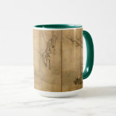 Japanse inkt op papier Gibbons Primates & Landscap Mok (Voorkant rechts)