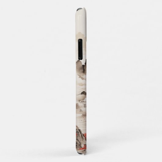 Japanse inkt schilderij telefoonhoes - Berg en Te Case-Mate iPhone Case (Achterkant/rechts)