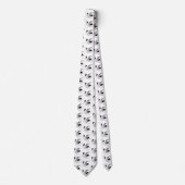  Japanse inktschets van een kraan Stropdas (Voorkant)