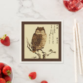 Japanse inktschets van een olifant Servetten (Insitu)