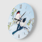 Japanse inktschets van vinken Grote Klok (Hoek)