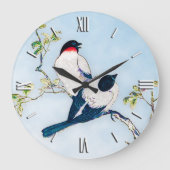  Japanse inktschets van vinken Grote Klok (Voorkant)