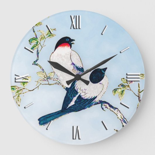 Japanse inktschets van vinken Grote Klok (Voorkant)