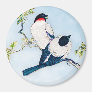  Japanse inktschets van vinken Magneet