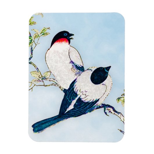  Japanse inktschets van vinken Magneet (Verticaal)