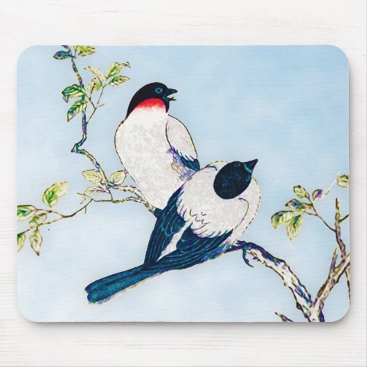  Japanse inktschets van vinken Muismat (Voorkant)