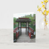 Japanse inspiratie kaart (Gele Bloem)