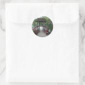 Japanse Inspiratie Ronde Sticker (Tas)
