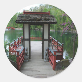 Japanse Inspiratie Ronde Sticker