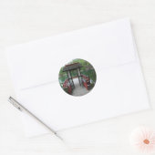 Japanse Inspiratie Ronde Sticker (Envelop)