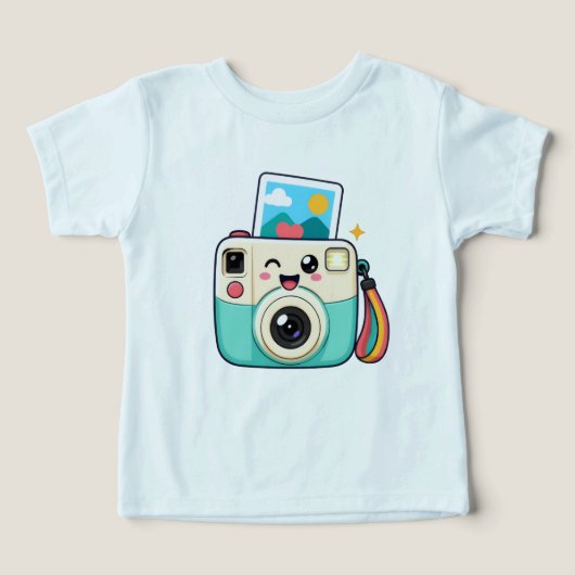 Japanse Instant Camera Peuter T-Shirt (Design voorkant)