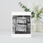 Japanse internering - Kranten Aankondigingskaart (Staand voorkant)