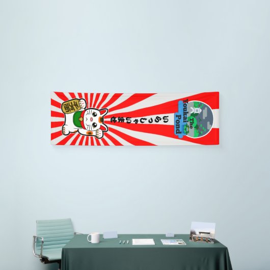 Japanse Irasshaimase Shop Welkom bij uw Logo Spandoek (Beurs)