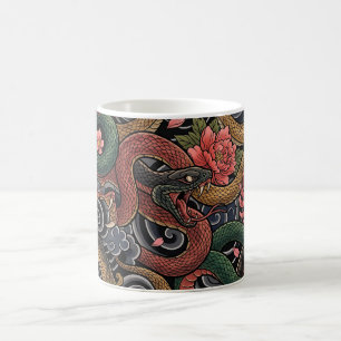 Japanse Irezumi Biker All-Over Print Grafisch Patr Koffiemok