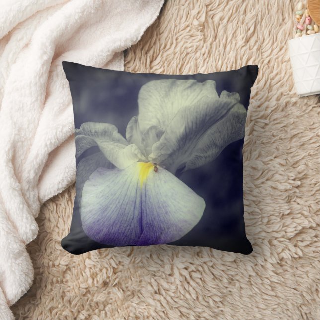 Japanse Iris Bloem Kussen (Deken)
